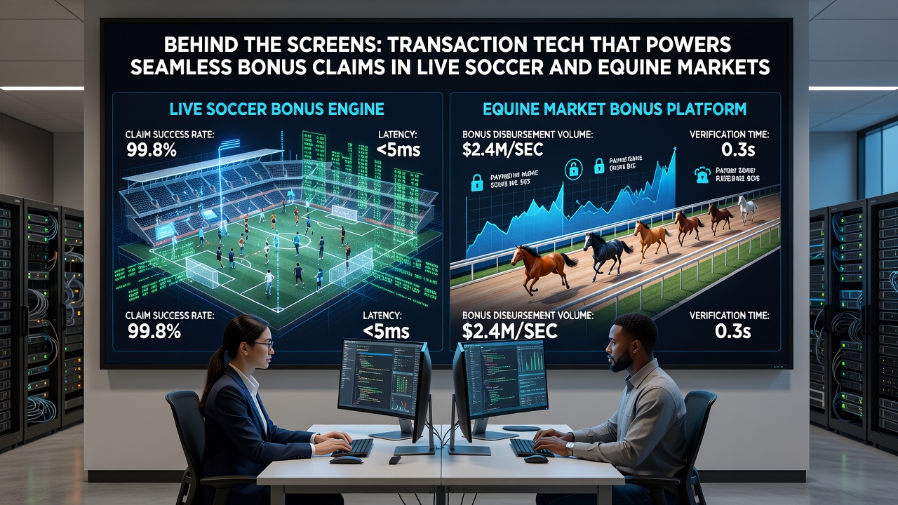 Illustration of API connections between payment systems and live betting platforms for soccer and horse racing