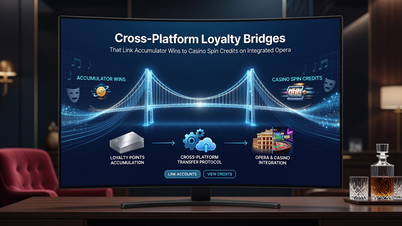 Casino spin interface displaying credits earned from sports accumulator winnings
