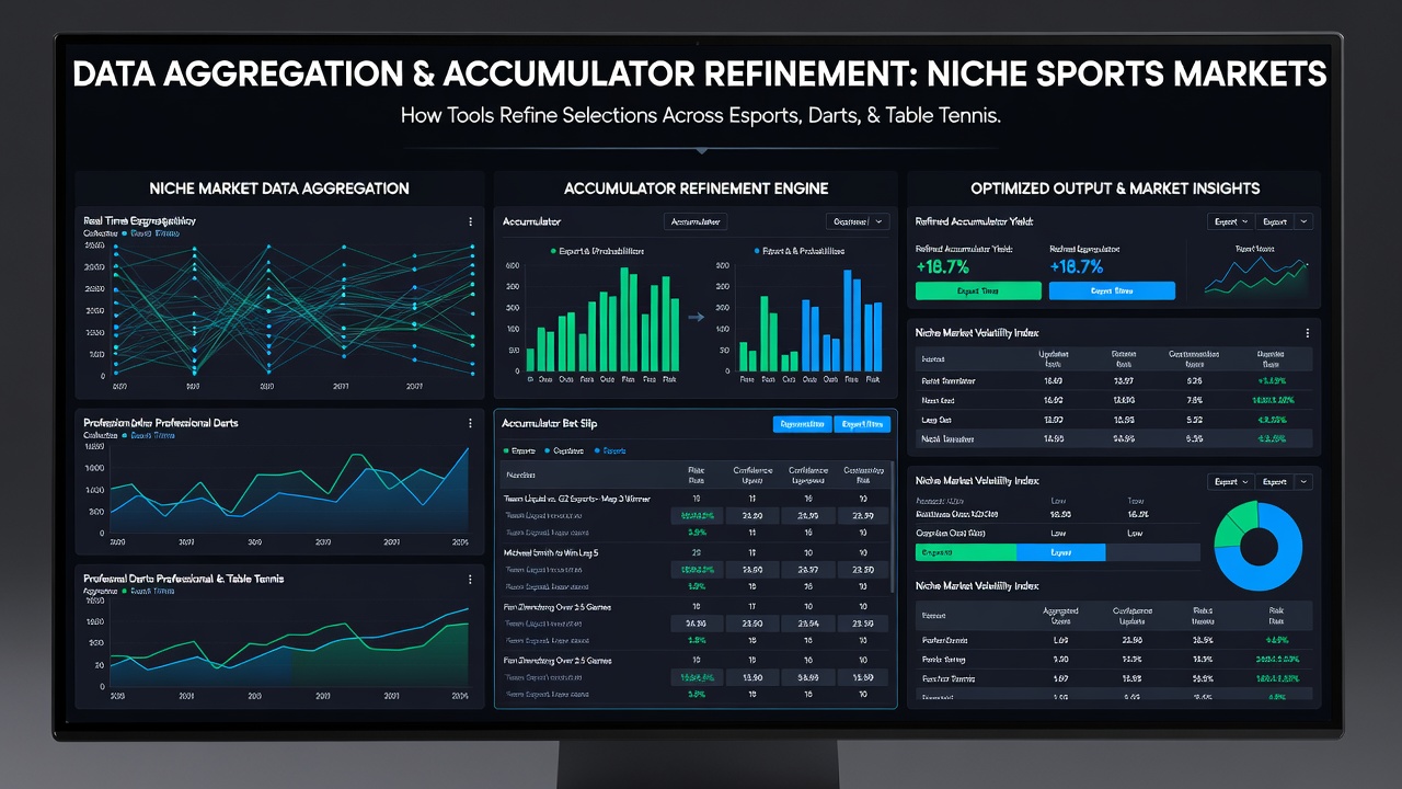Statistical overlay showing accumulator probability calculations for badminton and volleyball events