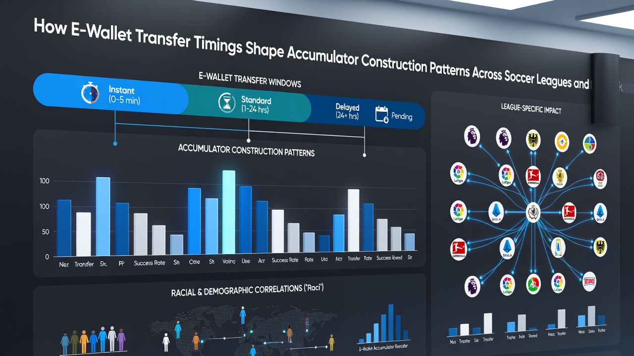 Comparison chart showing accumulator construction patterns linked to e-wallet transfer speeds in football leagues versus racing events