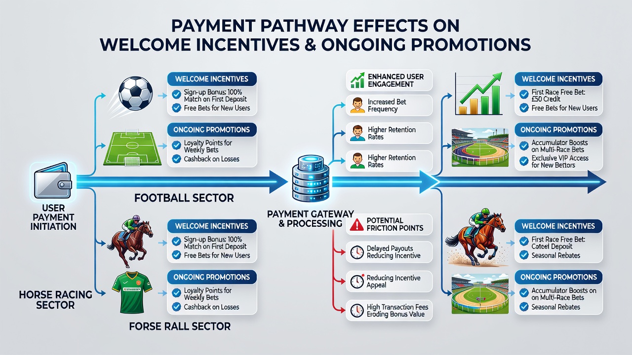 Ongoing promotion structures linked to deposit pathways in soccer and equine racing