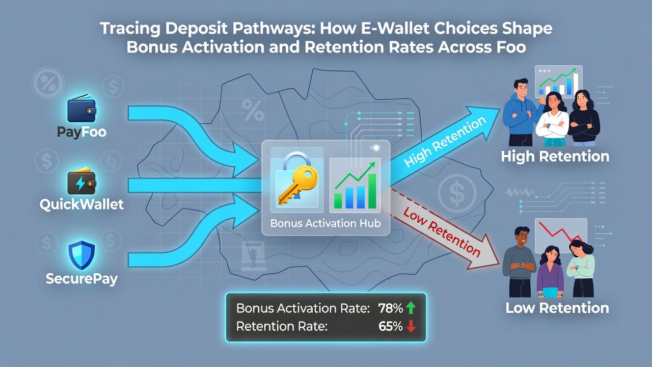Comparative retention trends for e-wallet users on football and horse racing platforms