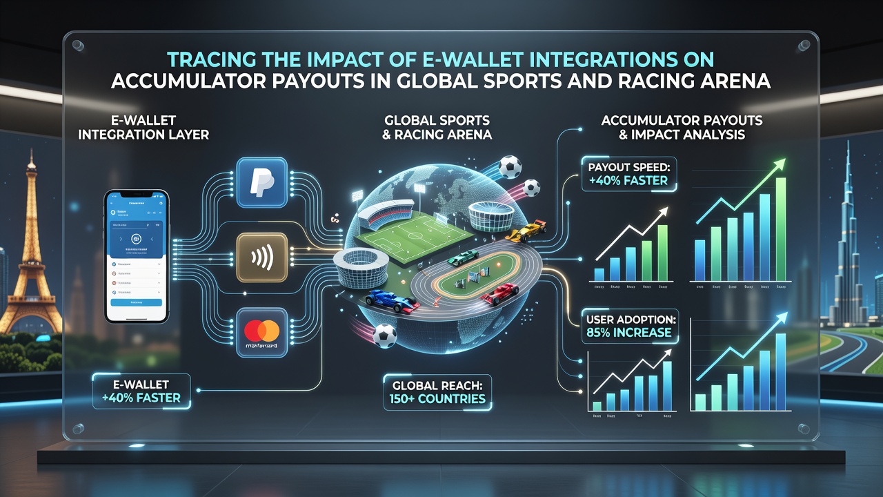 Accumulator payout dashboard displaying e-wallet transfer confirmations in racing and sports events
